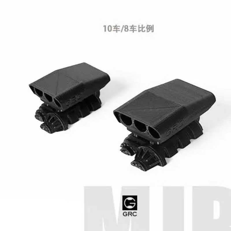 ▥ 3Dการพิมพ์เครื่องยนต์boost Superchargerชุดตกแต่งสำหรับ 1/10 1/8 RC Crawlerรถtrx4 Rc4wd D90 D1