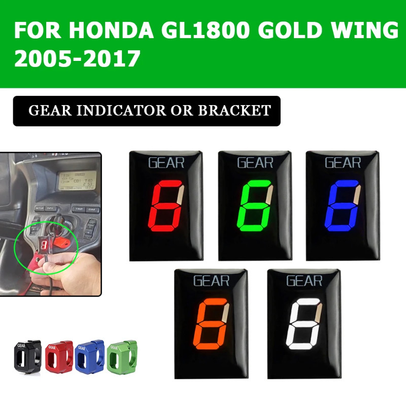 For Honda GL1800 GoldWing GL 1800 Gold Wing GoldWing1800 2016 2017 Accessories Gear Indicator 1-6 L