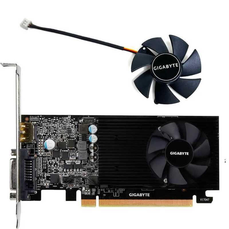FS1250-S2053A แฟน GT 1030 สำหรับการ์ดแสดงผล GIGABYTE GTX 1050 Profile、GTX 1050TI Low Profile 、