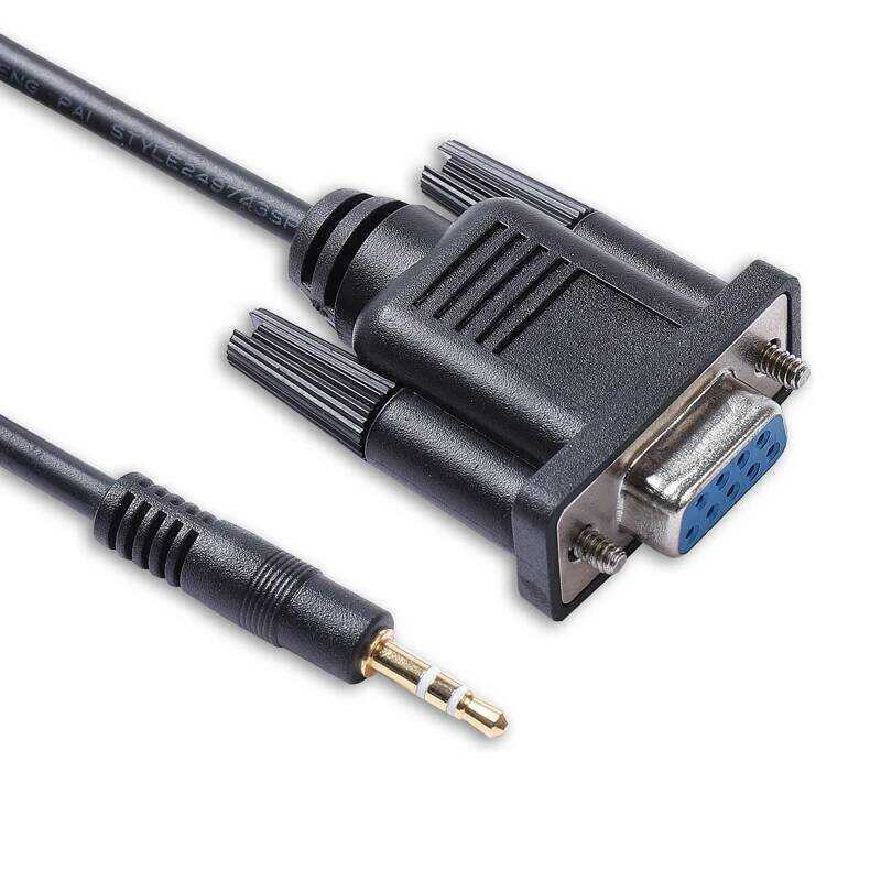 APC บัตรการจัดการเครือข่าย AP9631 AP9630 DB9 ตัวเมีย RS232 อนุกรมไปยังสายเชื่อมต่อ PC ขนาด 2.5 มม. T