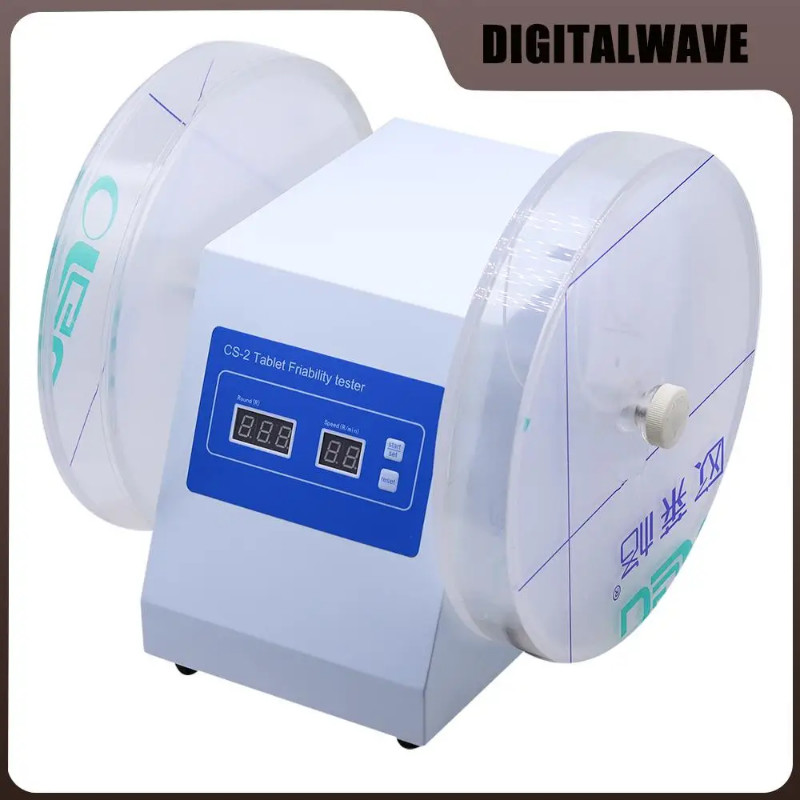 220V/110V high quality LED Display Benchtop Tablet Friability Tester Two Cylinders 20-90rpm CS-2