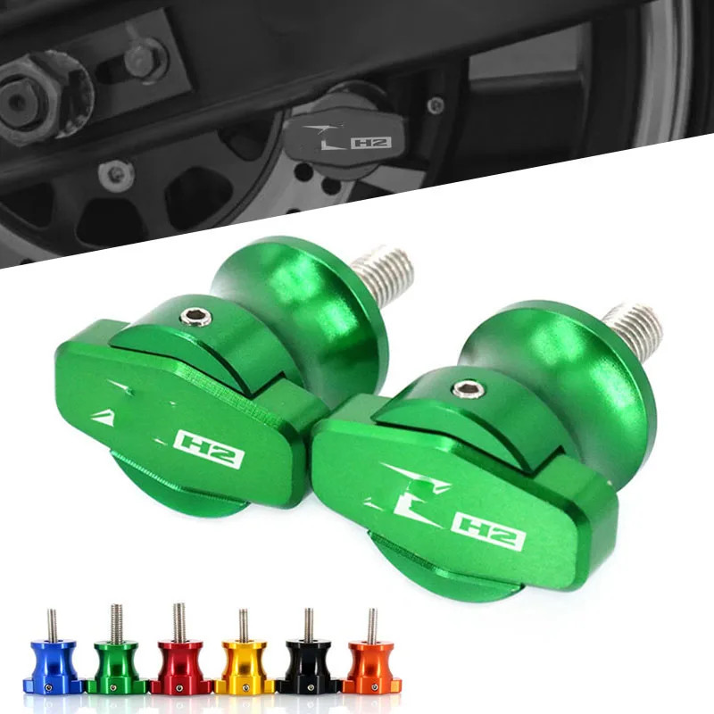 For ZH2 Z H2 ZH 2 2019 2020 2021 2022 2023 Motorcycle CNC Frame Stands Screws sliders Swingarm Spoo