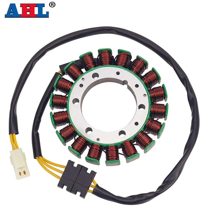 AHL Motorcycle Generator Stator Coil Comp For YAMAHA XV535 XV400 XV500 Virago 535 XVS400 XVS400C XV