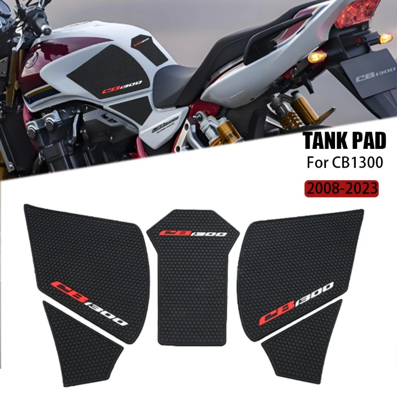 For CB1300SB/SF CB1300SB CB1300SF Motorcycle Non-slip Side Fuel Tank Stickers Waterproof Pad Rubber