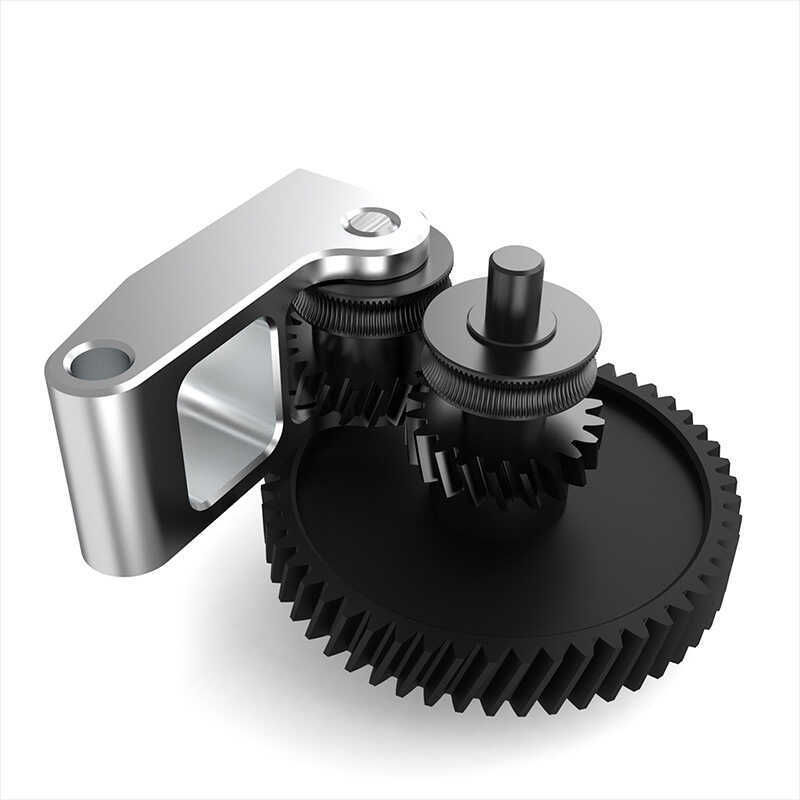 3D อุปกรณ์เสริมเครื่องพิมพ์ Bambu Lab Bambu Lab P1P/X1 หัวอัดขึ้นรูป Nano เคลือบรวมเพลาชุดเกียร์