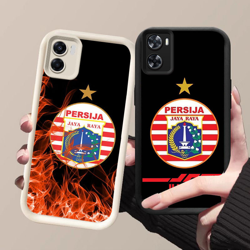 HK-39 Persija ปลอกกันกระแทกสําหรับซิลิโคนสีดําและสีขาว OPPO Realme A76 A77s 9i C33 A96