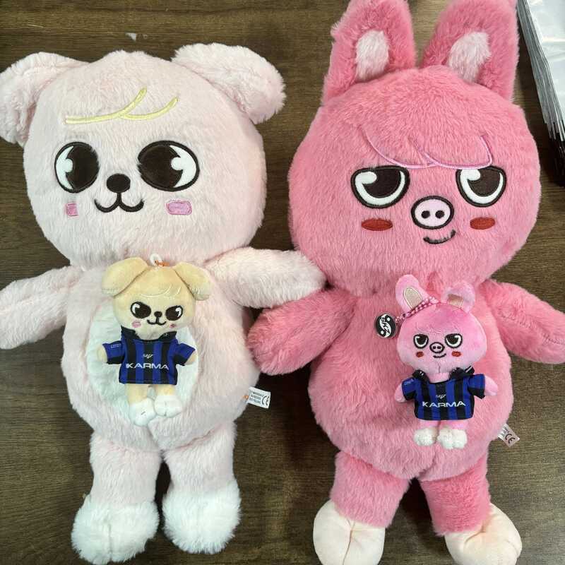 C Skzoo Teddy Plush Keychain Kawaii Skzoo Keychain Plush Cartoon Stuffed Animal Doll Kawaii Toys Ro