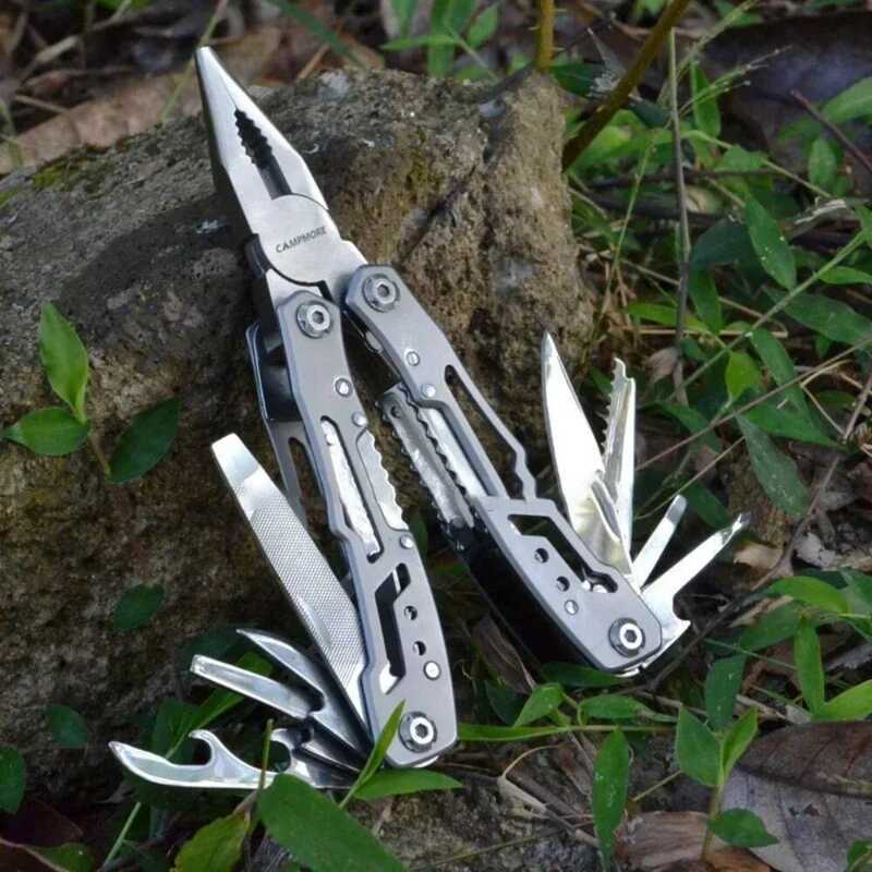 C Outdoor Multitool Camping Portable Stainless Steel Edc Folding Multifunction Tools Emergency Surv