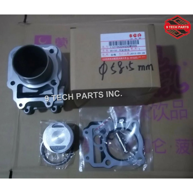 BIG BORE Barrel Cylinder Piston Kit Upgrade 150cc 58.5mm for 152QMI AN125 UE125 HJ125T engines
