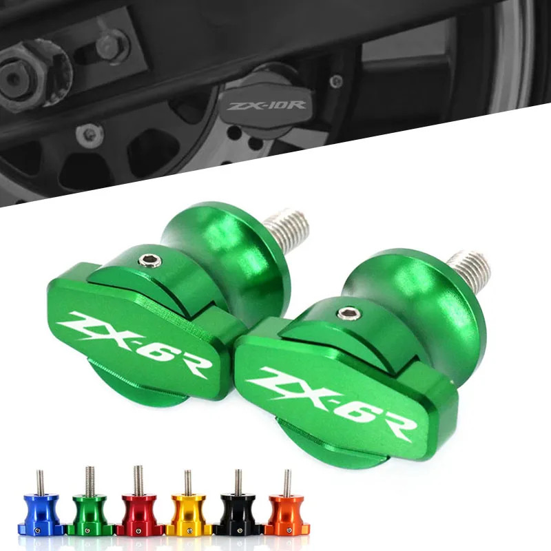 For NINJA ZX-6R ZX-10R ZX-14R ZX6R ZX10R ZX14R ZX 6R 10R Motorcycle Frame Stands Screws sliders Swi