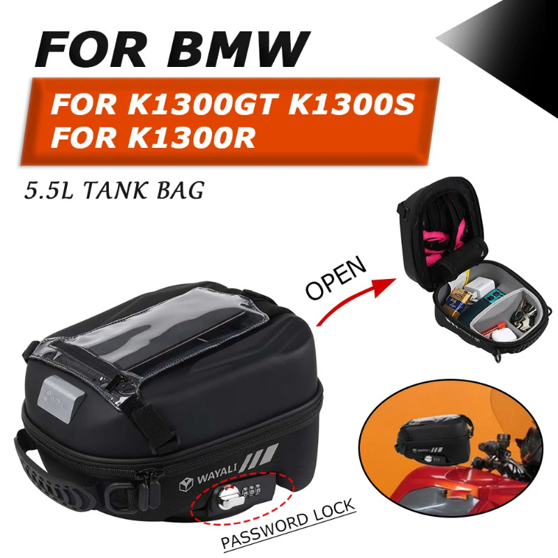 Motorcycle Tank Bag For BMW K1300GT K1300S K1300R K 1300 GT K1300 S R Accessories Luggage Tanklock