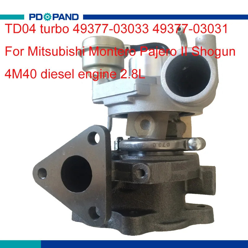 Engine turbo kit TD04  compressor turbine ME201257 for Mitsubishi 4M40 diesel engine 4937703033 493