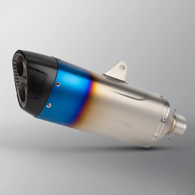 Motorcycle Modified Universal Slip-on Exhaust Muffler Carbon Tip Tail Pipe For Tmax GSX1300R ADV750