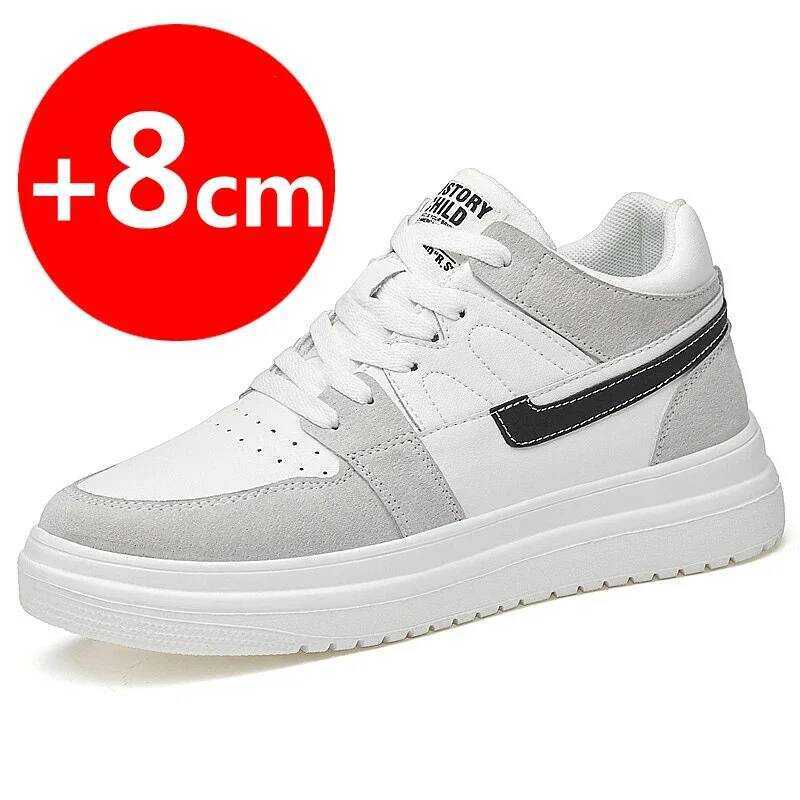 C 2025 Men Elevator Shoes Heightening Sneakers For Men 6Cm 8Cm Breathable Height Increased Shoes Fo