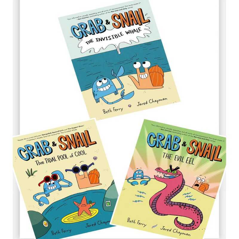 เวอร์ชันภาษาอังกฤษ Crab Snl Crab Snl 3 เล่มรวมหนังสือภาพการ์ตูนสีเต็มรูปแบบหนังสือภาพ