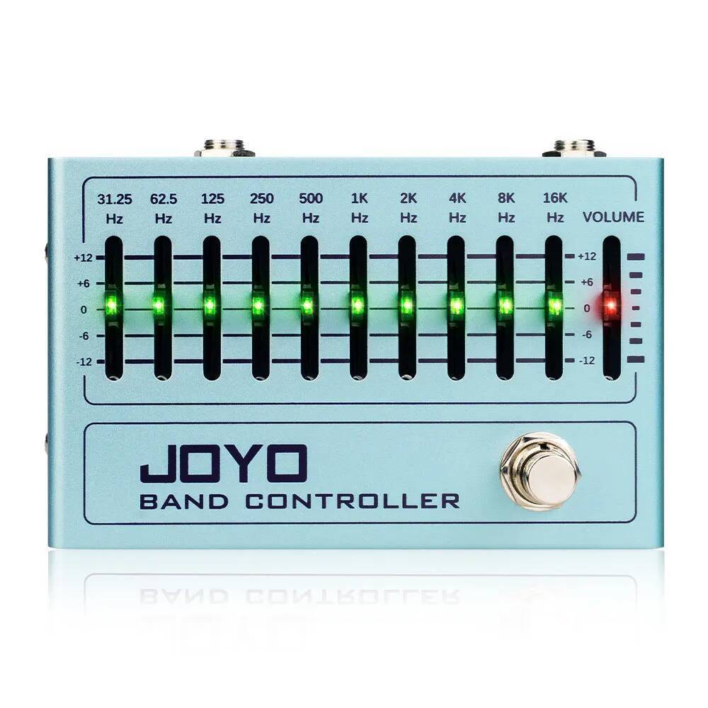 JOYO R-12 BAND CONTROLLER Equalizer กีตาร์ 10 Band EQ Effect ฝาครอบช่วงจาก 31.25Hz 16Hz กีตาร์เบสอุป