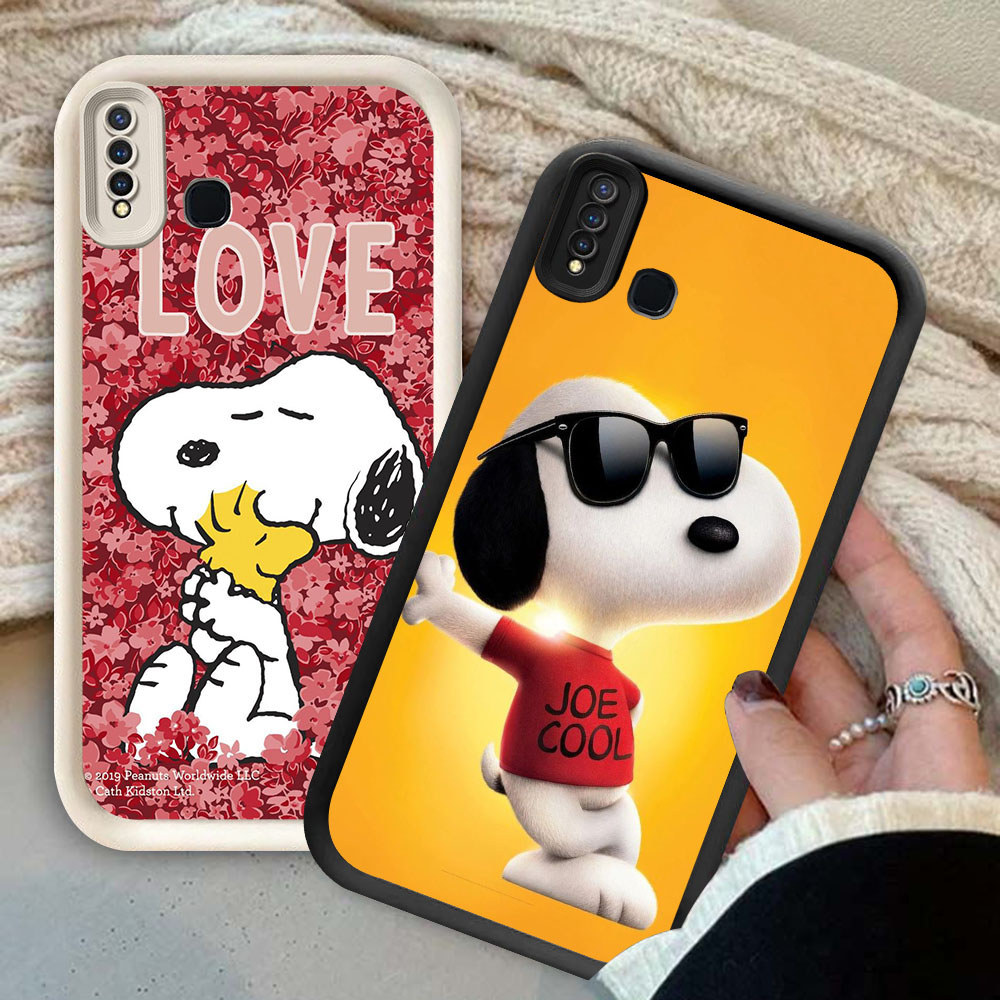 YS-86 Snoopy เคสกันกระแทกสําหรับ VIVO Y17 Y12 Y50 Y30 Y15 Z1 Y19 V15 Pro