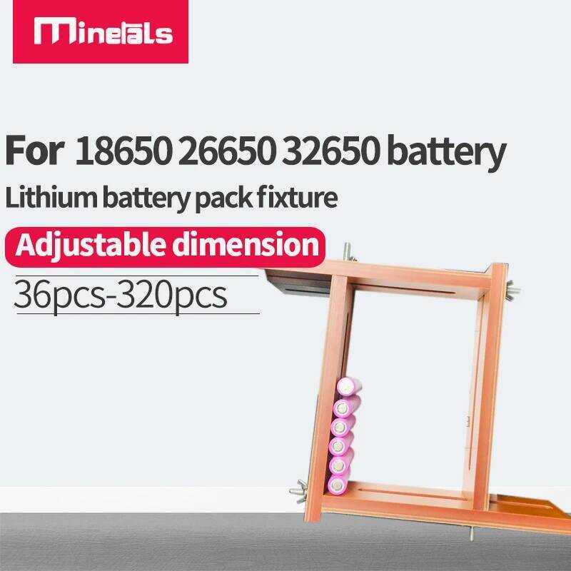 Fixture18650 ชุดเชื่อมแบตเตอรี่ เครื่องเชื่อมจุดแบตเตอรี่ลิเธียม 21700 แบบปรับได้