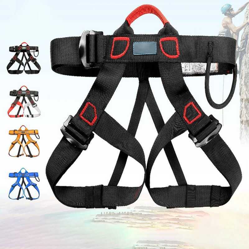 C Outdoor Safety Belt Climb Rock Safety Harness Tree Climbing Half Harness For Women Men Children I