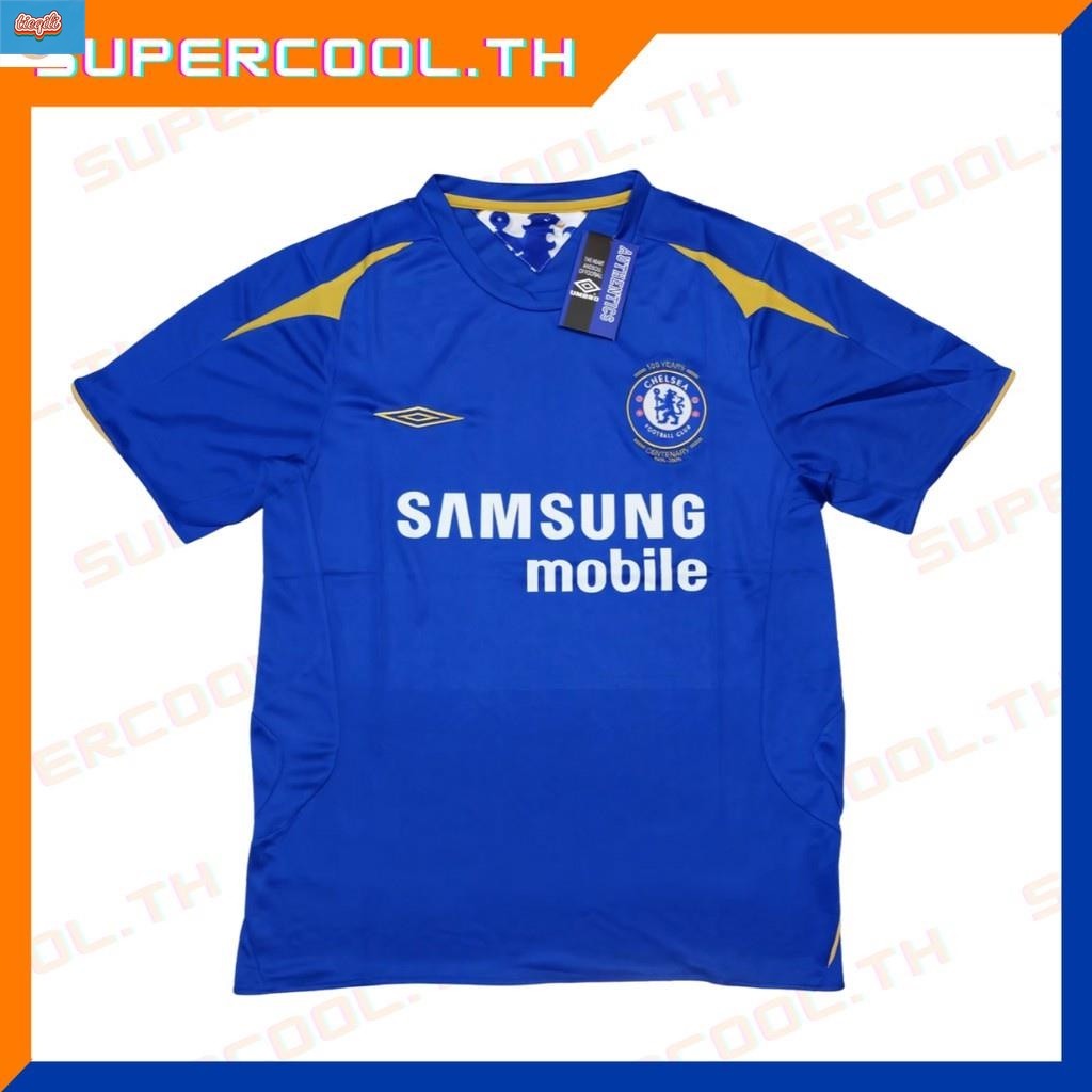 Chelsea 2005/2006 home เสื้อเชลซีย้อนยุค เสื้อบอลเชลซีย้อนยุค เสื้อเชลซี umbro 2023