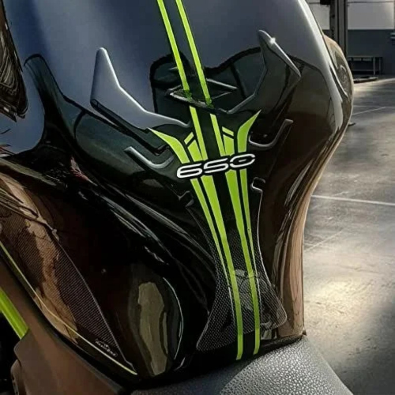 FOR KAWASAKI  Z650 2021 Motorcycle Full Set Anti slip Fuel Tank Pads Gas Knee Grip Traction Sticker