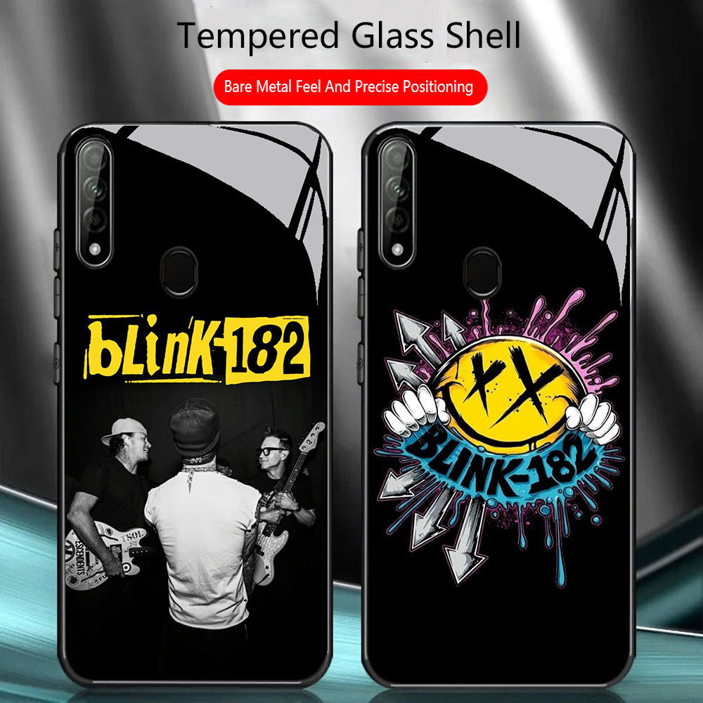 TS-42 Blink 182 NINE HD Glass Casing สําหรับ OPPO A31 A32 A53 A53S A33 Realme 7i C17