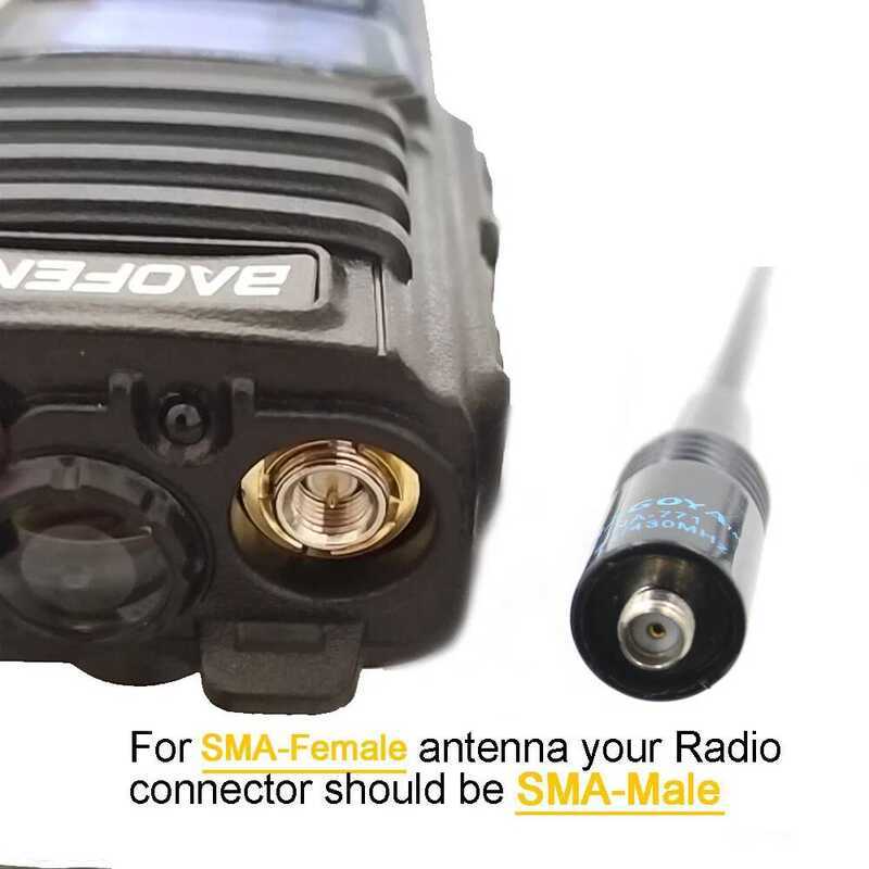 ▥ 10Pc นาโกย่า Na-771 Sma-F เสาอากาศแบบ Dual Band 144/430Mhz สําหรับ  Uv-5R Uv-B5 Bf-888