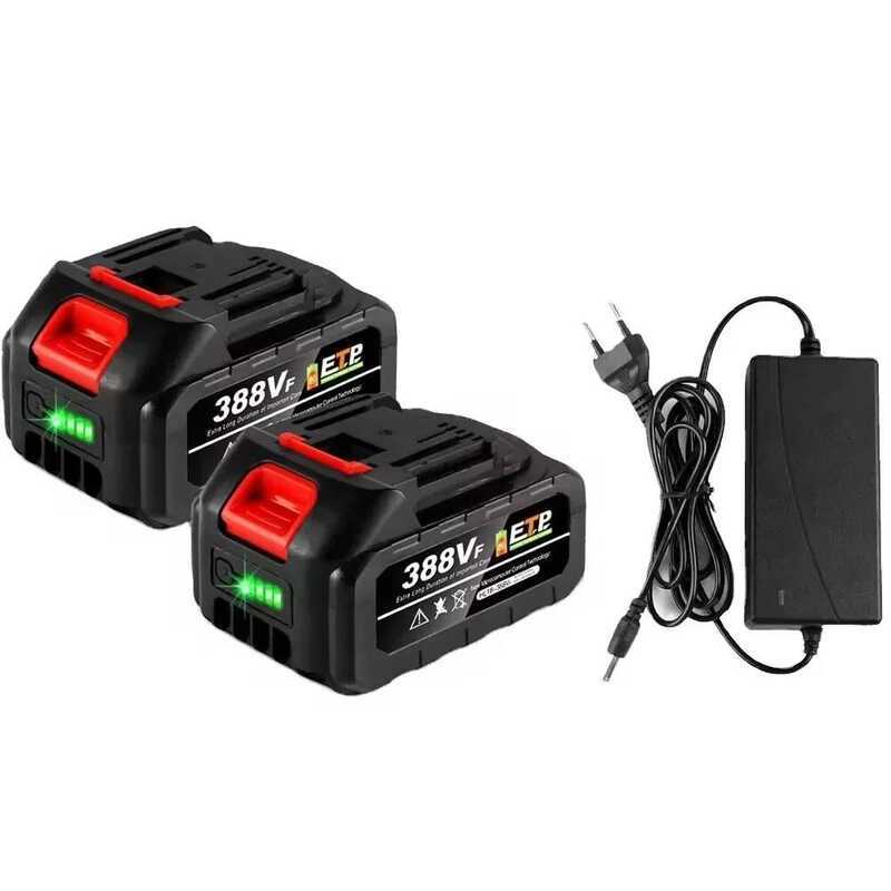 388VF แบตเตอรี่ลิเธียมไอออนแบบชาร์จได้ 15000mAh 18V สำหรับเครื่องมือไฟฟ้าไร้แปรง Makita ประแจ สว่าน