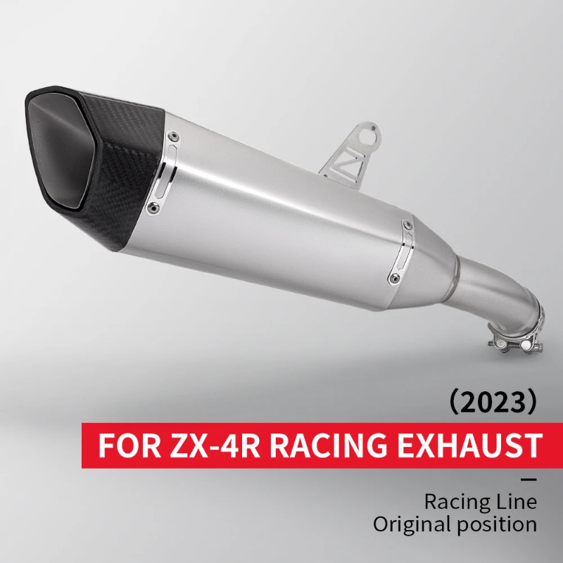 FOR zx4r zx25r zx4RR zx25RR silp on Motorcycle Muffler Exhaust Racing Performance Exhaust Racing Li