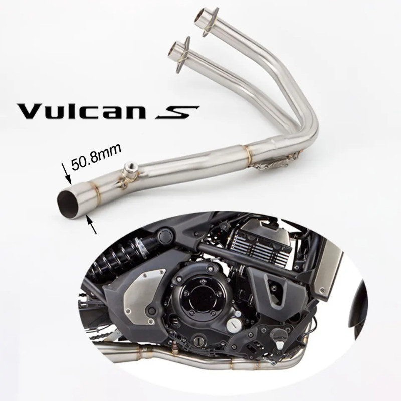 Motorcycle Exhaust Modified Front Pipe For Kawasaki Vulcan S 650 650s 650 S VN650 EN650 vulcan s 65