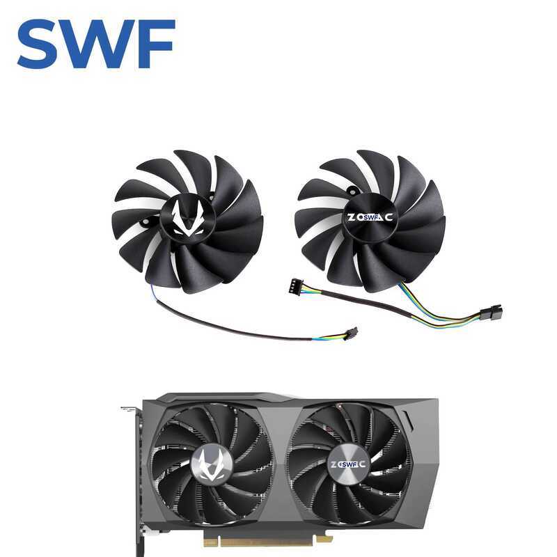 ระบายความร้อนสำหรับการ์ดจอ 88MM ZOTAC Gaming RTX 3050 3060 Ti Twin Edge พัดลมระบายความร้อน GA92S2U G