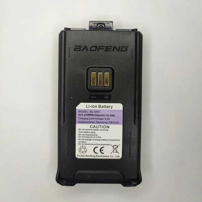 ▥  Uv-5Rh Pro Original แบตเตอรี่ 2500Mah Dc7.4V รองรับ Type-C ชาร์จใช้งานร่วมกับ Uv5rh U