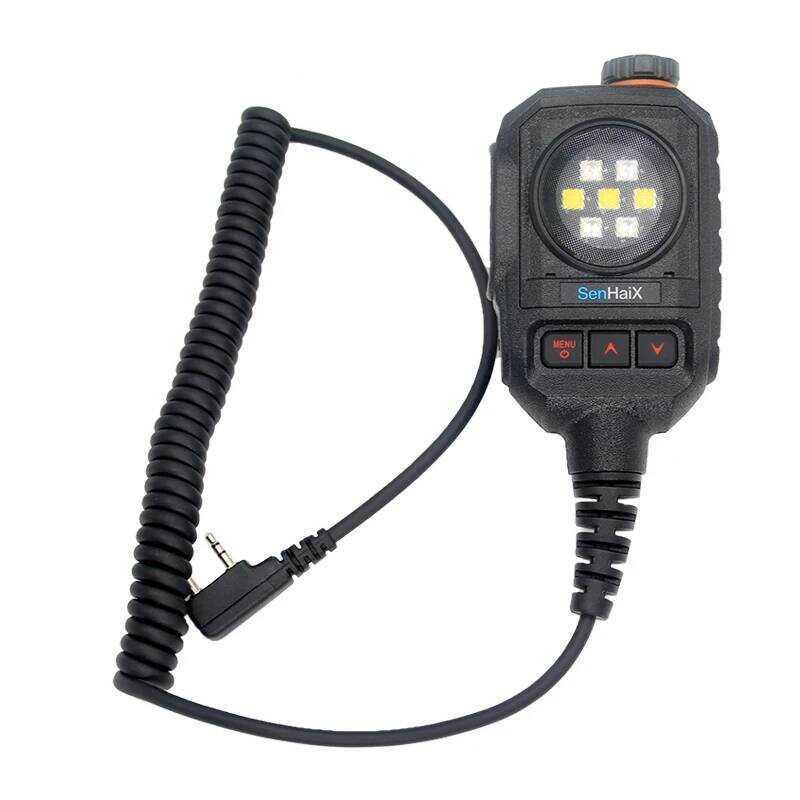 ۞ Walkie - Talkie ไหล่ไมโครโฟนเหมาะสําหรับ Sennheix 8800 8600  Uv-K5 Uv-K6 วิทยุ K-Typ