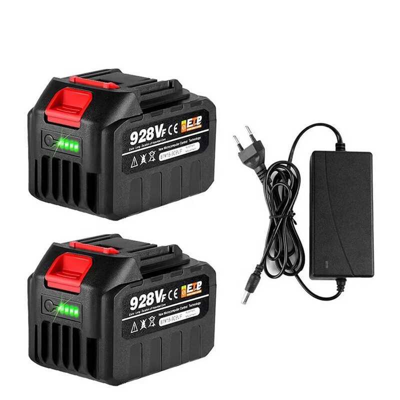 18V 928VF 22500mAh แบตเตอรี่ลิเธียมไอออนแบบชาร์จได้ความจุสูง พร้อมตัวบ่งชี้สำหรับเครื่องมือไฟฟ้า Mak