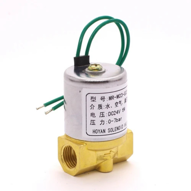 2/2 way G1/8 / G1/4 orifice 2.5mm fuel oil solenoid valve NC 0-5 bar direct acting type high temper