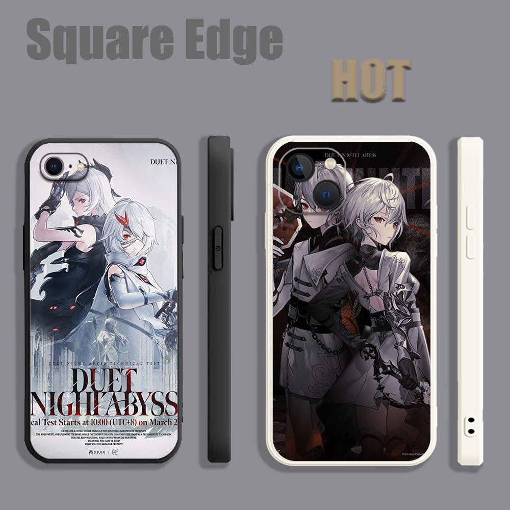 เคสสําหรับ iPhone 14 Pro Max Plus Duet Night Abyss Technical Test BOM16 เคสโทรศัพท์ขอบสี่เหลี่ยม