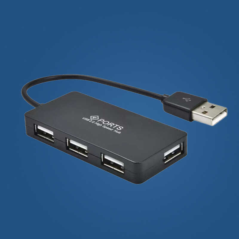ที่ขายดีที่สุด US B Ultra-Thin HUB Splitter HUB CE ROHS 4-Port USB One-to-Four Docking Station คอมพิ