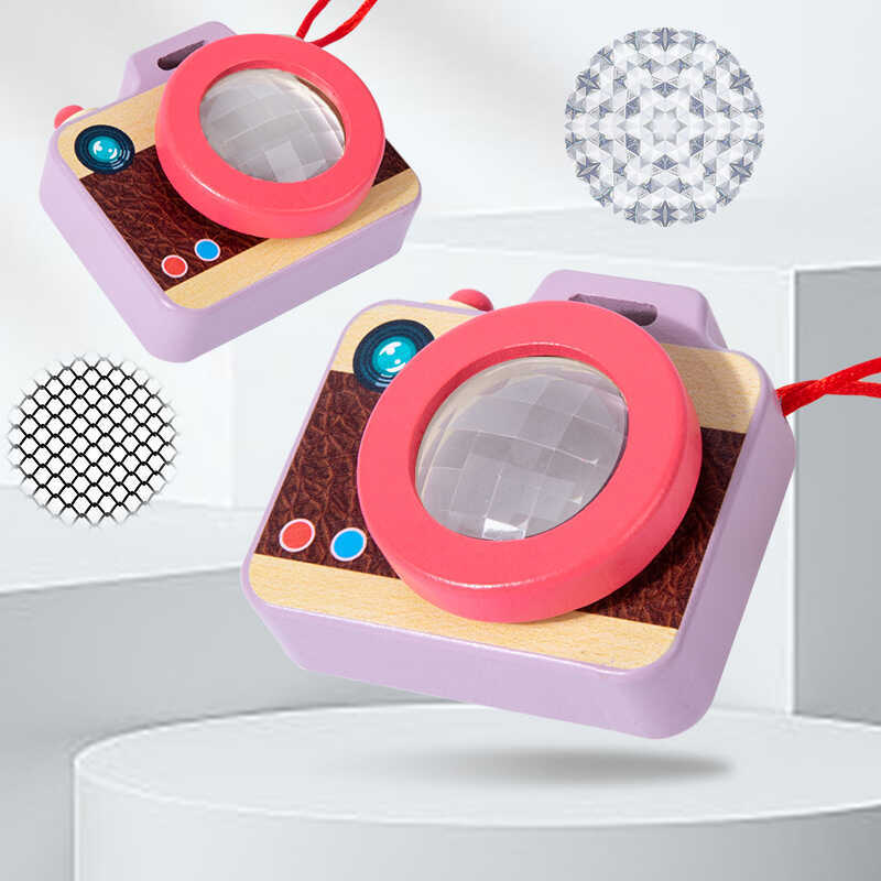 การ์ตูนการ์ตูน SLR กล้องสไตล์ Kaleidoscope Multi-Ling กระจกเด็กสนุกจําลองกล้อง CL3-Year-O