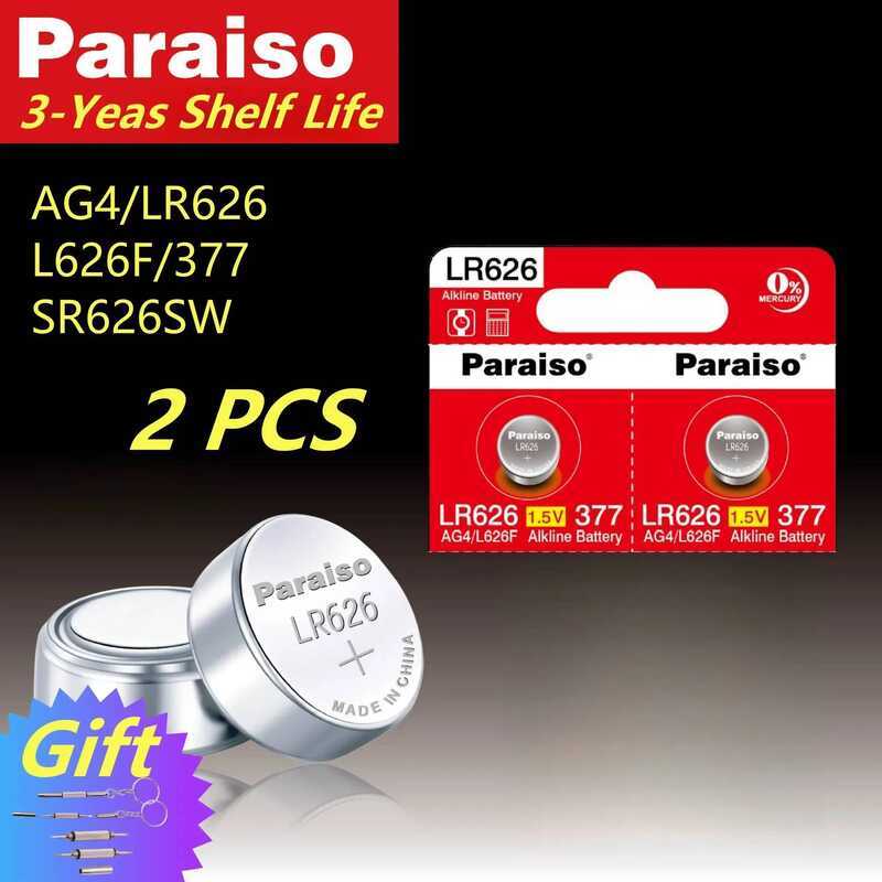 ชิ้น 2-10 แบตเตอรี่เซลล์ปุ่ม AG4 377 แบตเตอรี่ 377S SR626SW LR626 1.5V สำหรับเปลี่ยนนาฬิกา โคมไฟเทีย