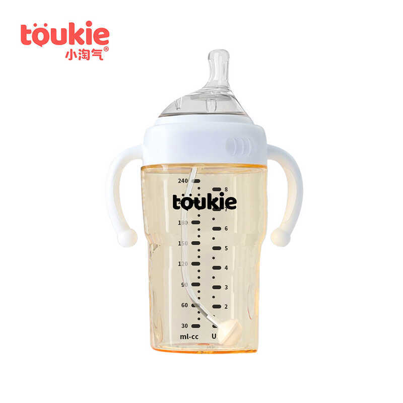 Toukie ขวดนมซนขนาดเล็ก ppsu กว้าง Calibre Square ทารกแรกเกิด Anti-colic Anti-choking ซิลิโคนฟางขวดนม
