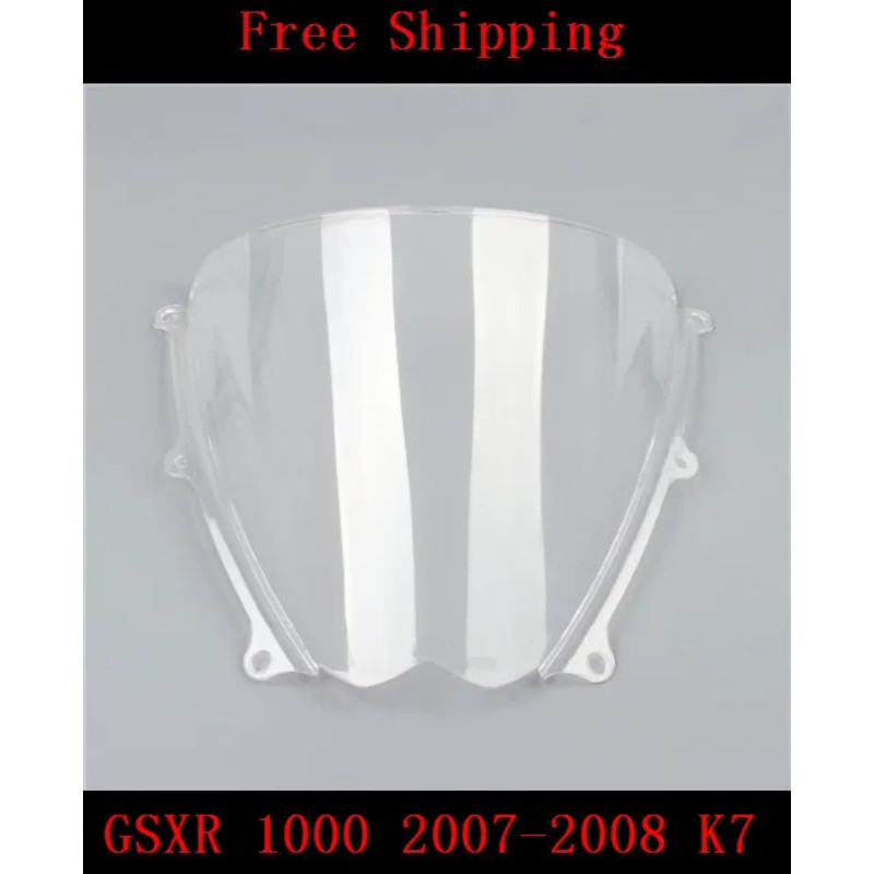 For SUZUKI GSXR1000 GSX-R 1000 2007-2008 GSXR-1000 07-08 K7 motorcycle Double bubble windshield win