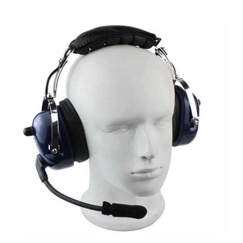 ۞ เครื่องส่งรับวิทยุหูฟังชุดหูฟังการบินสำหรับ KENWOOD 5R 888S Retevis H777