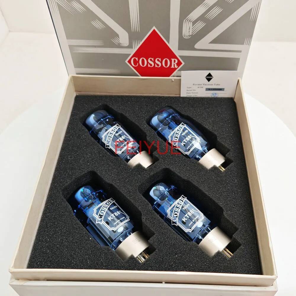 FEIYUE PSVANE COSSOR KT88 หลอดสูญญากาศแก้วสีฟ้าอัพเกรด EL34 KT66 6550 WEKT88 KT120 KT100 KT77 วาล์วเ