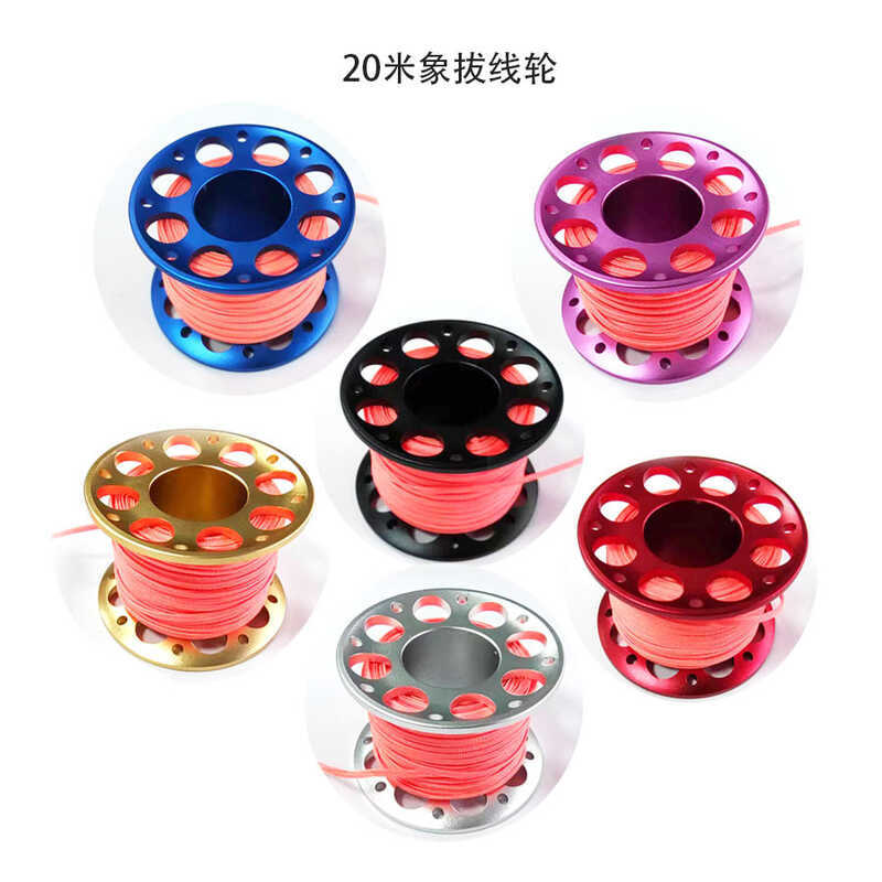 Handwheel อลูมิเนียมสีดำสำหรับเชือกดินamic การดำน้ำ