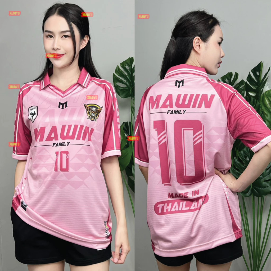 เสื้อกีฬาคอปกพิมพ์ลายกีฬา สไตล์ครอบครัว ใส่ได้ทุกวัย รูปที่ 5