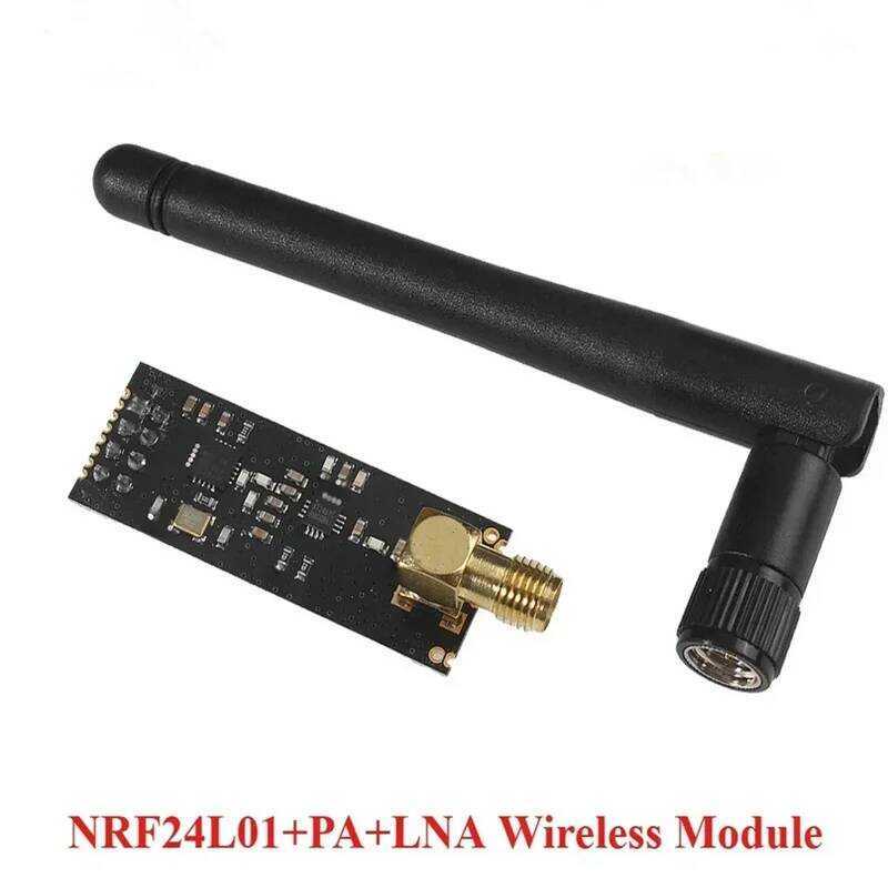 NRF24L01+PA+LNA โมดูลไร้สาย พร้อมเสาอากาศ ระยะทางไกล 1100 เมตร NRF24L01+PA+LNA