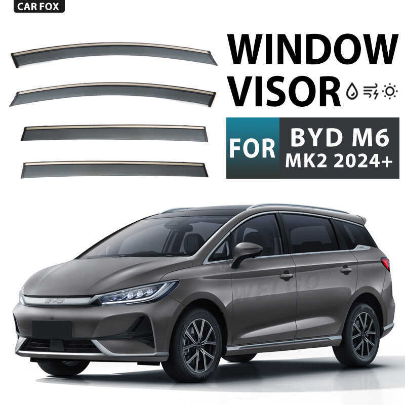 เหมาะสําหรับ Biadi M6 ที่บังแดดกันฝนแบบหน้าต่าง Rain Eyebrow DM6 ที่บังแดดหน้าต่าง