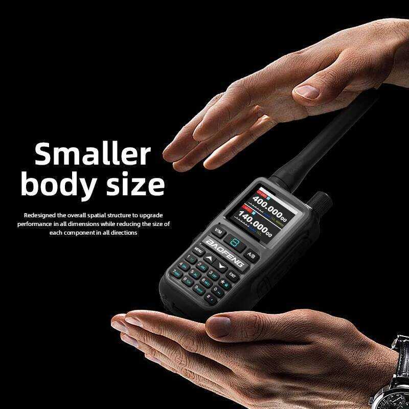 ▥ เครื่องส่งรับวิทยุ  Uv-5R Mini 5W 2 แพ็ค แอพบลูทูธ, NOAA Weather, 999 Ch | การชาร์จ Us