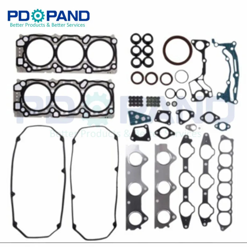 6G72 V73 Engine Rebuilding Overhaul Gasket Set MD977866 For Mitsubishi 3.0 V6 24V 2972cc