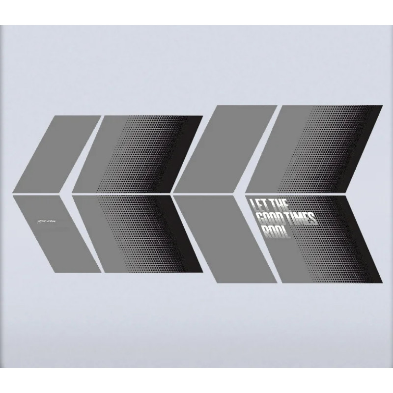 FOR KAWASAKI ZX 4R 4RR ZX-4R ZX-4RR Motorcycle Reflective Wheel Rim Stripe Decal Sticker Front Rear